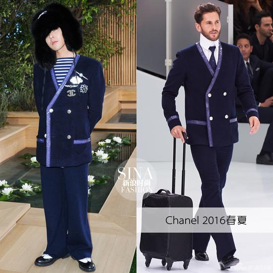 權(quán)志龍穿Chanel 2016春夏