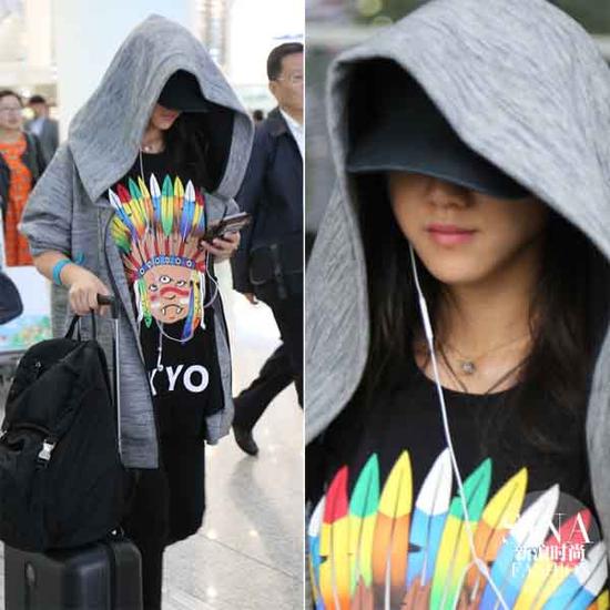 變身嘻哈辣媽的湯唯，感覺隨時能給大家來段饒舌