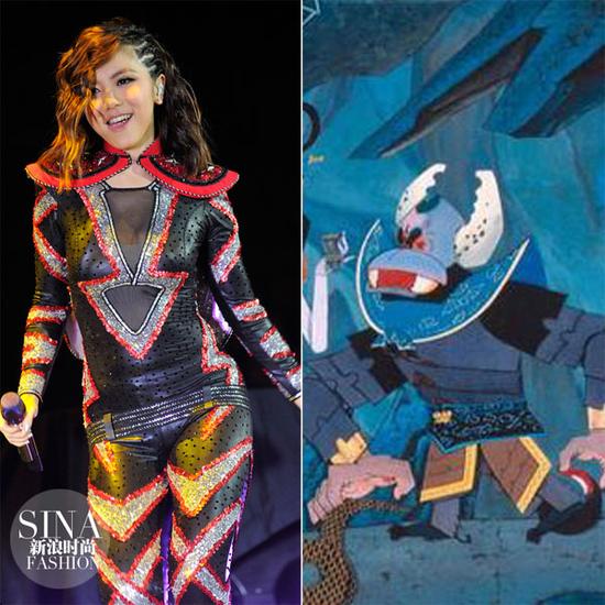 這一身亮片鎧甲，也是沒誰了