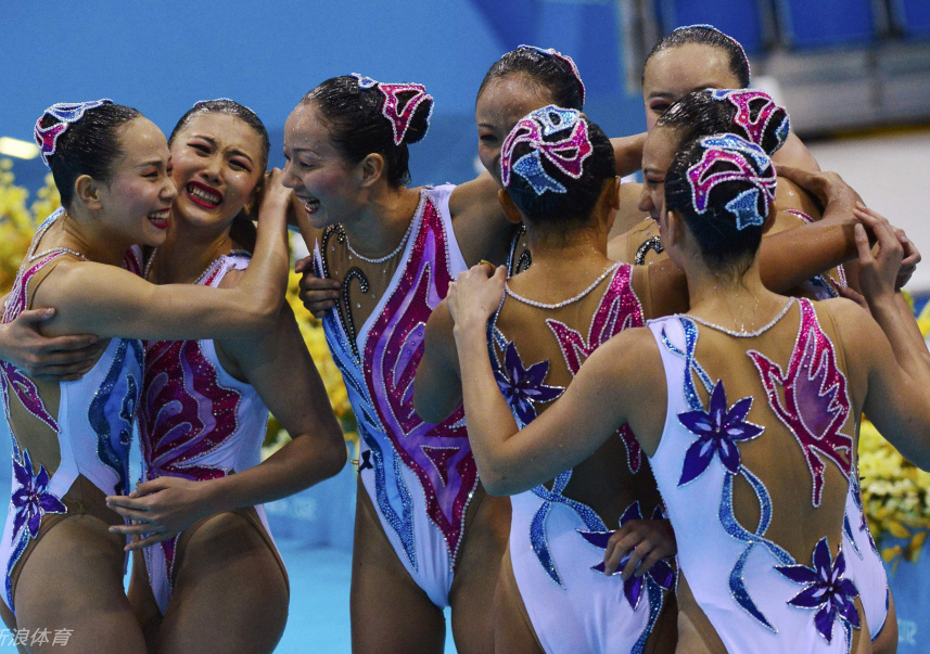 花樣游泳團(tuán)體自由自選決賽