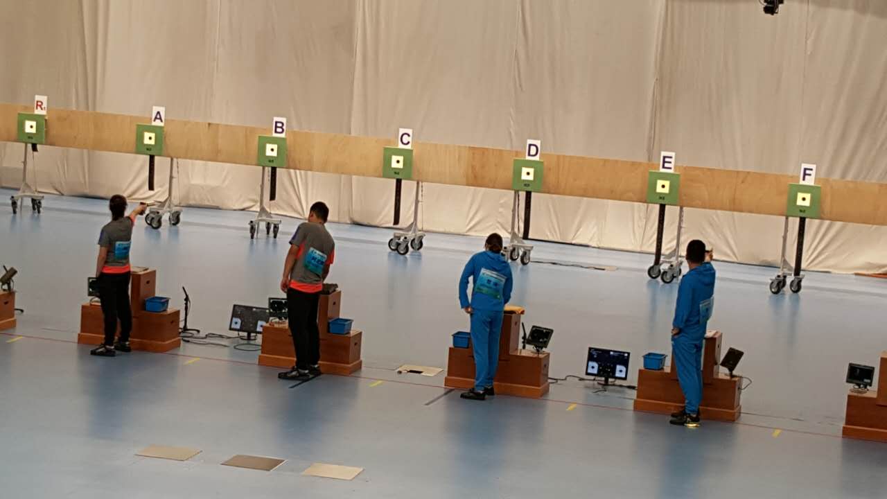 全運會10米氣手槍混合團體 何正陽、周瑩為河南再摘一銀