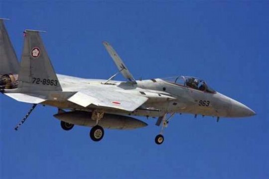 資料圖：日本自衛(wèi)隊(duì)F-15戰(zhàn)斗機(jī)。