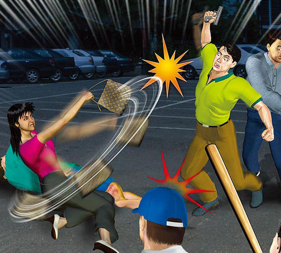 一名臺灣女子甘愿用肉身為男友擋子彈。（示意圖，來自臺媒）