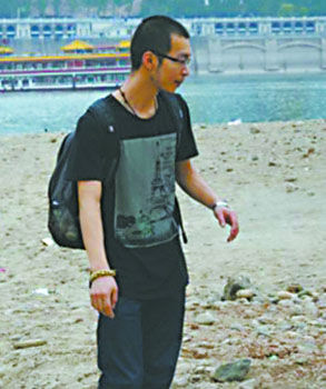 喜歡考古的小楊。受訪者供圖