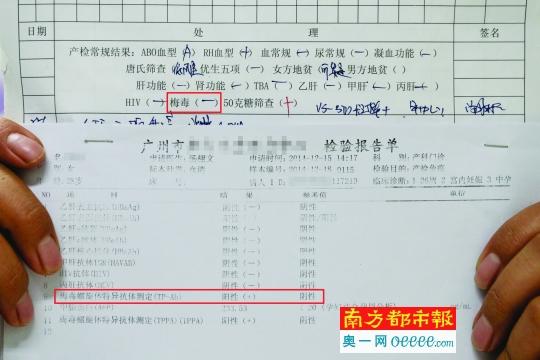 女子產(chǎn)檢出梅毒醫(yī)生未告知 生下兒子呈梅毒陽(yáng)性 女子產(chǎn)檢出梅毒醫(yī)生未告知 生下兒子呈梅毒陽(yáng)性