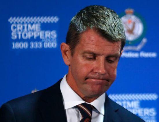 　新南威爾士州州長(zhǎng)Mike Baird出席新聞發(fā)布會(huì)。