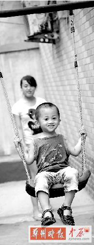 張麗梅說，兒子的每張笑臉，都會讓自己看到希望。