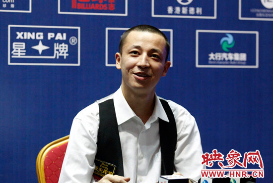 發(fā)布會上，中國業(yè)余選手帕如克很期待下一句的比賽