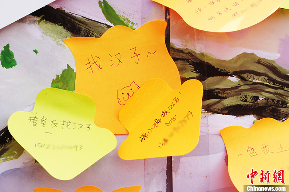 圖為南開大學(xué)女生的“女生節(jié)”心愿。