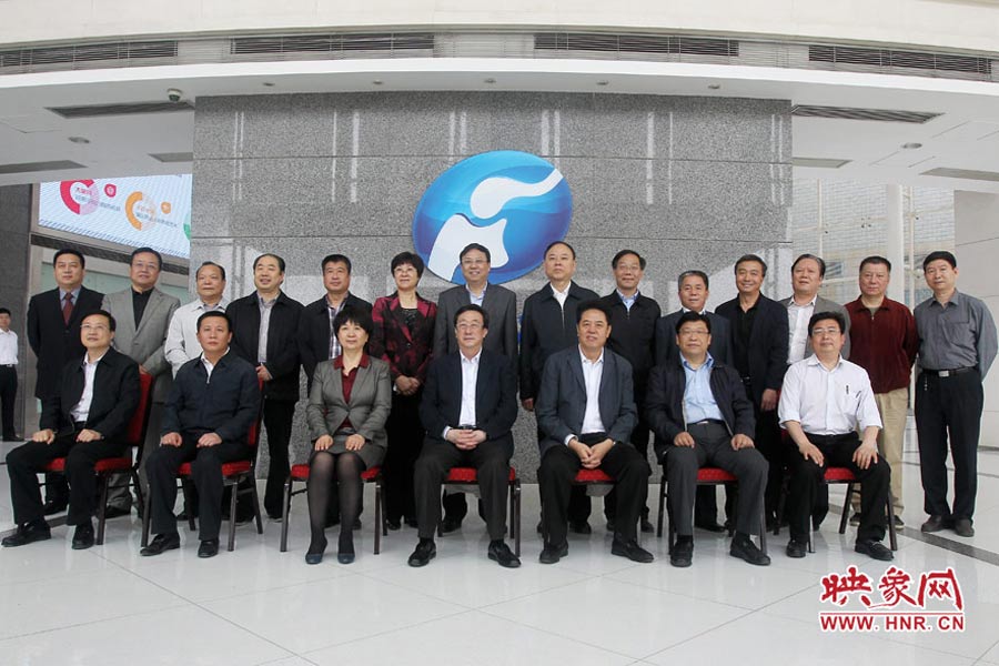 河南省委書記、省人大常委會主任郭庚茂視察河南電視臺 東方今報記者沈翔 劉棟杰/攝