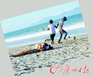 動靜皆宜的沙灘。