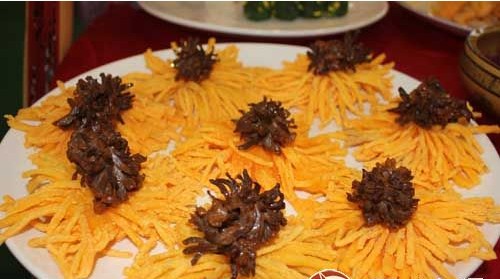 菊花蒸菜 菊花蒸菜