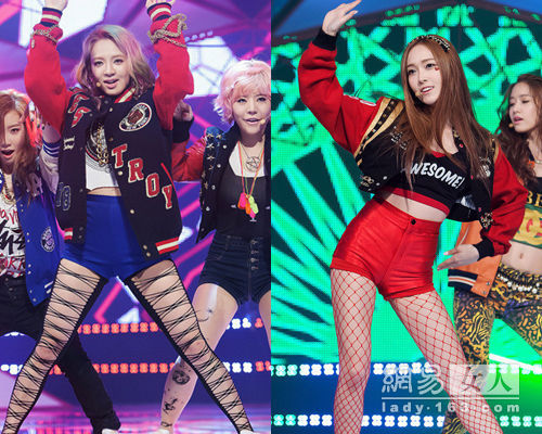 少女時代演繹新棒球衫高分穿搭 少女時代演繹新棒球衫高分穿搭