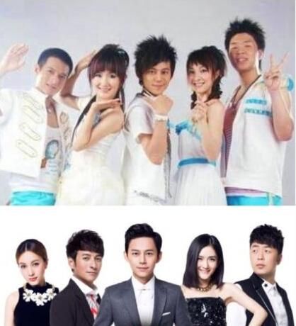 何炅?xí)窨鞓?lè)家族洗剪吹舊照