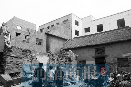 孫莊村清代古宅面臨拆遷。對(duì)拆遷者來(lái)說(shuō)，也許它的名氣不值一提 記者 張郁/攝