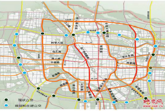 兩環(huán)十七放射景觀廊道建設。
