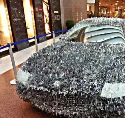 驚！車(chē)主用玻璃渣改裝瑪莎拉蒂