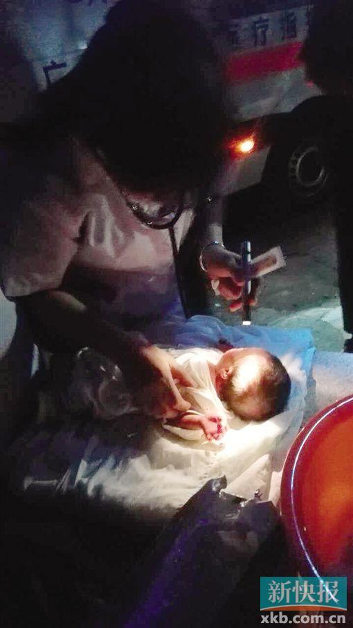 出生僅5天的男嬰被遺棄。 (受訪者供圖)