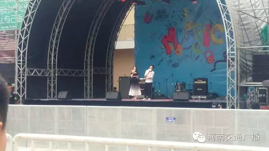 河南交通廣播主持人佳音、彎彎、朱浩都登上了優(yōu)放舞臺(tái)，優(yōu)放，交廣在這里！