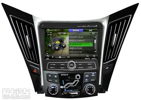 e路航索納塔車載導(dǎo)航時(shí)尚音樂播放界面 e路航索納塔車載導(dǎo)航時(shí)尚音樂播放界面