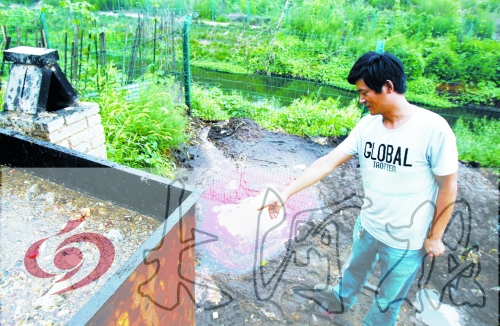 煉油點將骯臟、臭氣熏人的廢水直接排入溝渠。