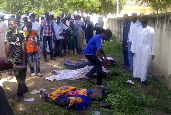 尼日利亞伊斯蘭極端武裝組織“博科圣地”約貝州古杰巴(Gujba)市的農(nóng)業(yè)學(xué)院，射殺數(shù)十名學(xué)生。