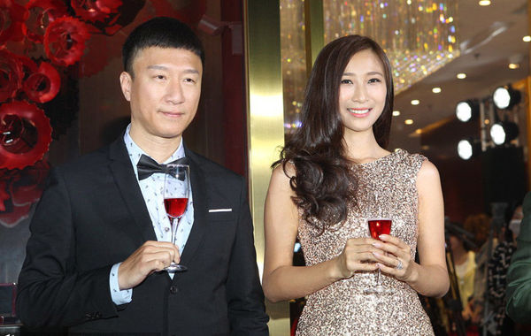 圖為孫紅雷、王駿迪夫婦。