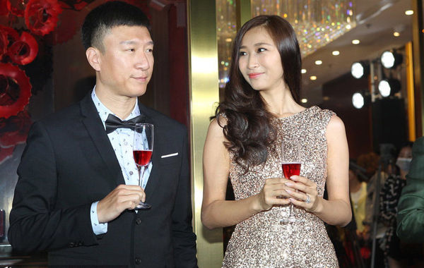 圖為孫紅雷、王駿迪夫婦。