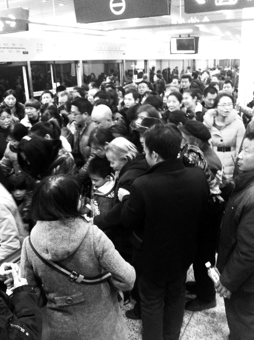 元旦當天的客流量比開通首日多出一倍 元旦當天的客流量比開通首日多出一倍