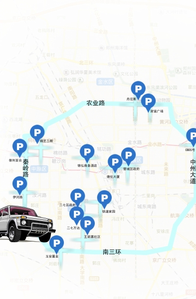 今年將建14個(gè)停車場二七區(qū)建的最多鄭東新區(qū)規(guī)模最大