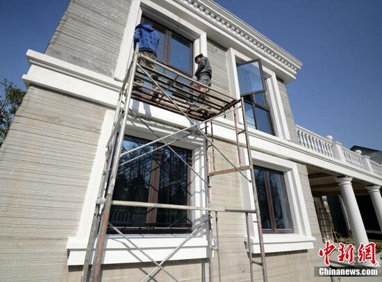 看！這些別墅都是3D打印出來的 僅耗時(shí)1天