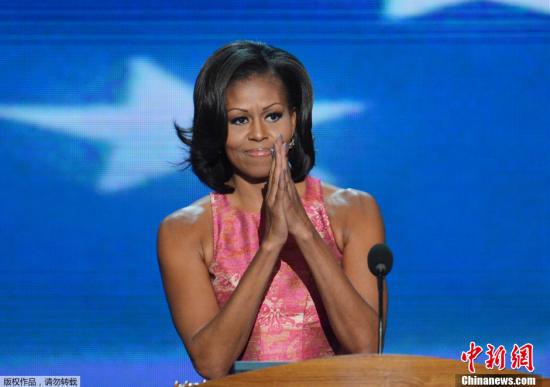 資料圖：美國第一夫人米歇爾。