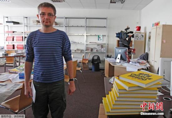 圖為昔日法國《查理周刊》雜志社總部內(nèi)景。