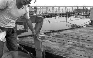 鼻孔里凝著血痂、全身多處擦傷的周先生仍有些驚魂未定。