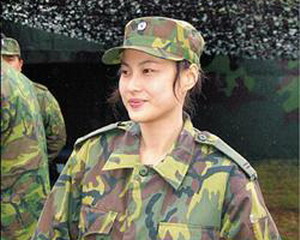 　臺灣最美女軍官。