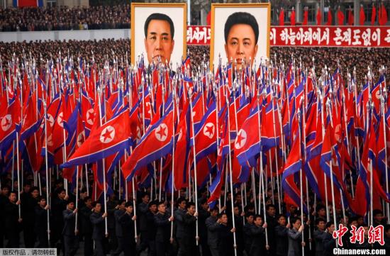 4月20日，包括軍人、公務員與平壤市民在內(nèi)的朝鮮各界民眾在金日成廣場集會，譴責并發(fā)誓要“消滅”韓國李