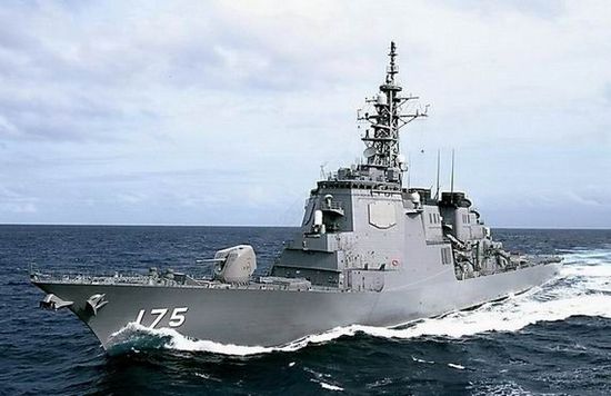 資料圖：日本宙斯盾級導(dǎo)彈驅(qū)逐艦妙高號(DD175)。