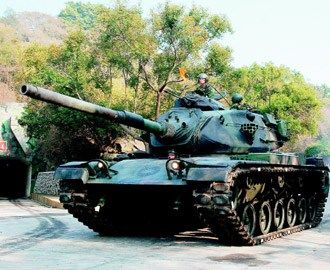 圖為M60A3同型戰(zhàn)車。圖片來源：臺灣媒體